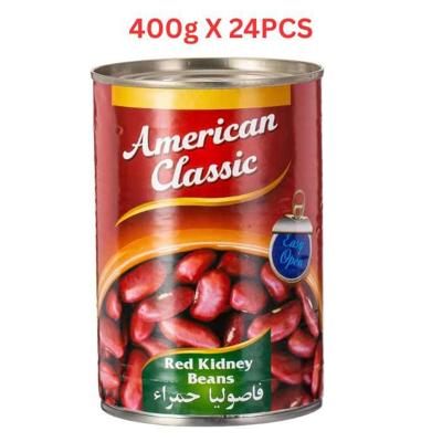American Classic Red Kidney Beans Easy Open 400g Pack of 24