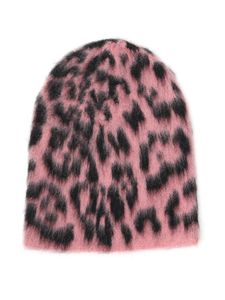 Black/Pink Wool Hat