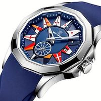 BEN NEVIS Men's Quartz Watch National Flag Dials Versatile Watch Silicone Strap Holiday Gift miniinthebox