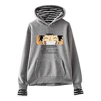 Inspired by One Piece Monkey D. Luffy Hoodie Anime Cartoon Anime Front Pocket Graphic Hoodie For Men's Women's Unisex Adults' Hot Stamping 100% Polyester Casual Daily miniinthebox - thumbnail