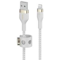 Belkin USB-A Cable with Lightning Connector, White (CAA010bt3MWH)