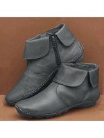 Women's Casual Comfortable Ankle Boots - thumbnail