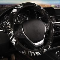 1 PCS Faux Leather Car Steering Wheel Cover Easy to Install Universal Fit For 1412-15 Lightinthebox - thumbnail