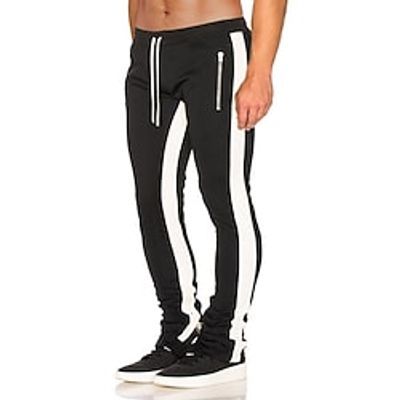 Men's Joggers Sweatpants Zipper Pocket Ankle Zippers Bottoms Athletic Athleisure Breathable Moisture Wicking Soft Fitness Gym Workout Running Sportswear Activewear Color Block Army Green Red Navy Blue miniinthebox Men's Joggers Sweatpants Zipper Pocket Ankle Zippers Bottoms Athletic Athleisure Breathable Moisture Wicking Soft Fitness Gym Workout Running Sportswear Activewear Color Block Army Green Red Navy Blue miniinthebox