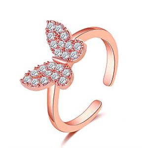 Ring Classic Rose Gold Silver Copper Butterfly Stylish Artistic Luxury 1pc  Women's  Open Ring Lightinthebox