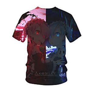 Inspired by Fate / Zero Cosplay Anime Cartoon 100% Polyester 3D Harajuku Graphic Kawaii T-shirt For Women's / Men's miniinthebox