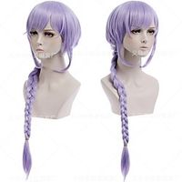 amazon's new product original god frozen frozen soul night seven or seven gray purple twist braid cos wig manufacturer spot wholesale Lightinthebox - thumbnail