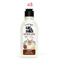 Cat Space Oatmeal Bath Cat Shampoo 300ml (Pack Of 3)