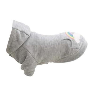 Trixie Rainbow Falls Hoodie For Dogs Light Grey - 33Cm