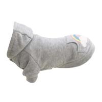 Trixie Rainbow Falls Hoodie For Dogs Light Grey - 33Cm