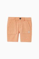 Faded Sweatshirt Fabric Bermuda Shorts - thumbnail