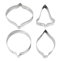 Creativ Cookie Cutters Bell Bauble Raindrop Prism - thumbnail