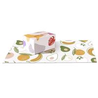 Sunveno Baby Feeding Disposable Travel Multipurpose Placemats 20 Pcs - Pack SN_DPM20_WH