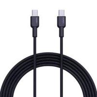 Braided USB-C to USB-C Cbl 1m -Blk