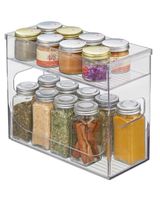 InterDesign Linus Two Tier Spice Rack Clear