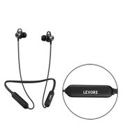 Levore Leb41-bk Neckband Bluetooth Headset-(Black)-(LEB41-BK)