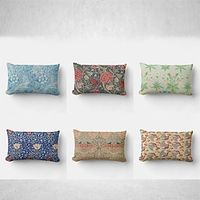 Plant Lumbar Pillow Decorative Toss Pillows Cover 1PC Soft Cushion Case Pillowcase for Bedroom Livingroom Sofa Couch Chair Inspired by William Morris miniinthebox