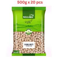 Nellara Chana White 500Gm (Pack of 20)