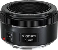 Canon EF 50mm f/1.8 STM Lens - Black, B00X8MRBCW