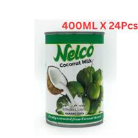 Nellara Nelco Coconut Milk (Liquid) 400Ml Can (Pack of 24)