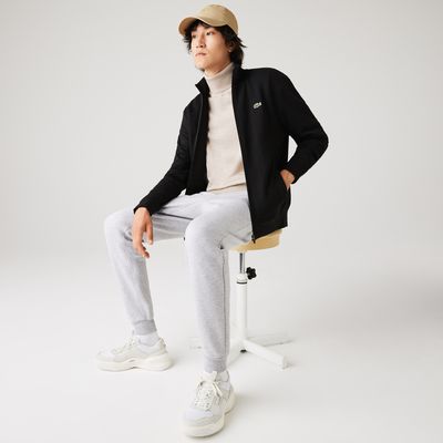 Men's Lacoste SPORT Cotton Blend Fleece Zip Sweatshirt Men's Lacoste SPORT Cotton Blend Fleece Zip Sweatshirt