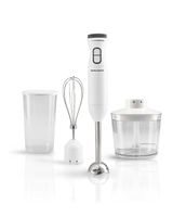 Hamilton Beach Turbo Boost Hand Blender 600W with Chopper, Whisker, Beaker