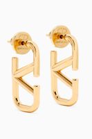 Valentino Garavani VLOGO Earrings in 18k Gold-Plated Brass Valentino Garavani VLOGO Earrings in 18k Gold-Plated Brass