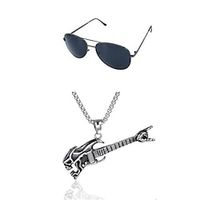 Disco 60s 70s 80s Set Rock Star Cool Outfits Golden for Teens and Adult Costume Dress Up Accessories Halloween Christmas Birthday Party Lightinthebox - thumbnail