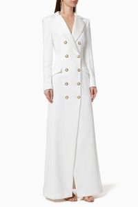 Crêpe Maxi Blazer Dress Crêpe Maxi Blazer Dress