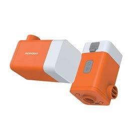 Porodo Lifestyle Camping Inflate and Deflate Air Pump with Light - Orange (PD-LFST041-OG)