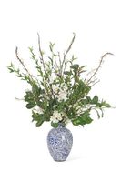 Pear and Quince Blossoms With Ceramic Vase Pear and Quince Blossoms With Ceramic Vase