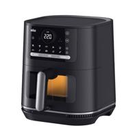 Braun MultiFry 5 Air Fryer 3in1, 6 L Capacity, 20 Automatic Cooking Programs, Dual Heating RealOven Technology - HF 5073 Black