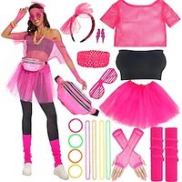 Retro Vintage 1980s Outfits Masquerade Women's Cosplay Costume Halloween Party  Evening Festival Skirts Lightinthebox - thumbnail