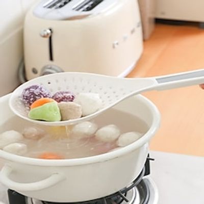 2Pc Japanese Type Large Strainer Screen High Temperature Resistant Lo Mein Scoop With Clip Cooking Noodles Strainer Dumplings Lightinthebox
