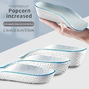 0.590.981.37inch Invisible Height Increasing Insole Orthopedic Arch Support Insole Soft Elastic Light Weight for Men Women Shoes Pads Lightinthebox
