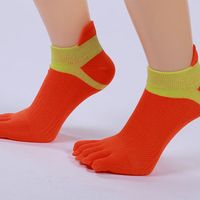 Women Cotton Socks Exercise Sports Yoga Sock Anti-Slip Five Fingers Socks