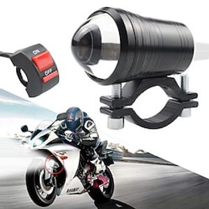 OTOLAMPARA 1 Pair Super Bright 20W Car Motorcycle Spot Lights Ultra White Electric Motorcycle Headlights LED Motorcycle Lights Modified Focus Spotlights External Install Long Distance Lightness miniinthebox