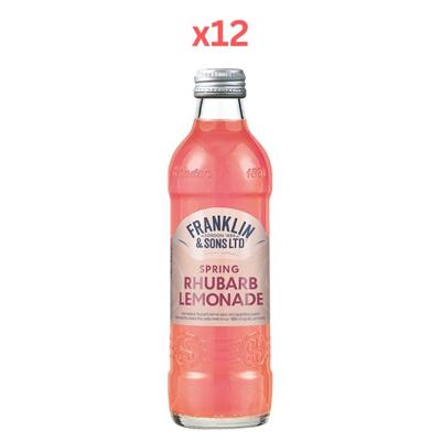 Franklin And Sons Rhubarb Lemonade 275Ml (Pack of 12)