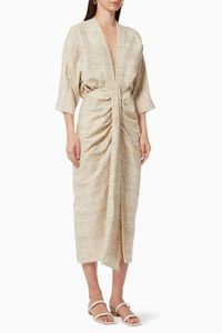 Audrey Raw Silk Dress