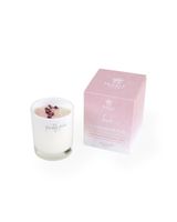 Prickly Pear Rose Quartz Crystal Love Candle