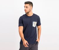 Mens Short Sleeve Front Pocket T-Shirt  Navy - thumbnail