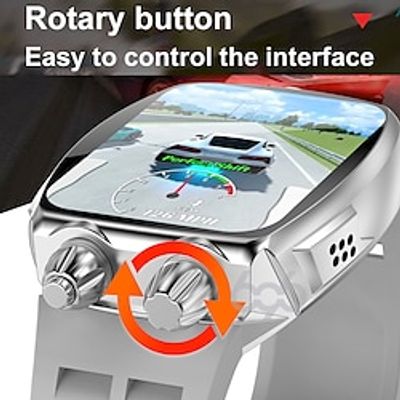LA88 Smart Watch 1.8'' Bluetooth Call Smartwatch Fitness Running Watch Bluetooth Pedometer Sleep Tracker Heart Rate Monitor Blood Oxygen Weather Music Waterproof Smartwatch Men Women Camera Control miniinthebox