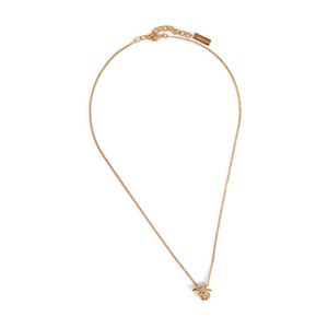 Monogram twist pendant necklace