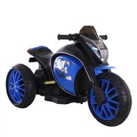 Megastar Avant Garde 12V Motobike Ride On With 3 Wheels - Blue (UAE Delivery Only)