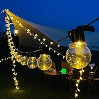 Solar Bulb Fairy String Lights 7M 30LEDs Outdoor Waterproof Garden Lights Christmas Wedding Party Outdoor Camping Patio Balcony Decoration Atmosphere Landscape Lights miniinthebox - thumbnail