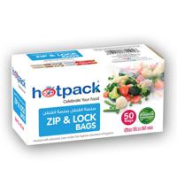 Hotpack Zipper Lock Bag 12cm-25cm(50pcs)-ZLB1225 Pack Of 4 (UAE Delivery Only)