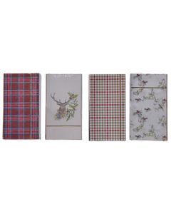 Homesmiths Christmas Matches Tube 4 Assorted Colors & Design 1 Piece