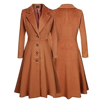 Retro Vintage 1950s Coat Outerwear Women's Cosplay Costume Masquerade Casual Daily Coat miniinthebox