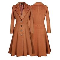 Retro Vintage 1950s Coat Outerwear Women's Cosplay Costume Masquerade Casual Daily Coat miniinthebox - thumbnail