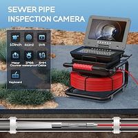 Industrial Endoscope Camera Digital Borescope with 1080P 10.1 inch Inspection Camera 30.0m(90Ft) 20.0m(60Ft) 50.0m(164Ft) 30 mp Portable Recording Image and Video Function LED Light Waterproof miniinthebox - thumbnail